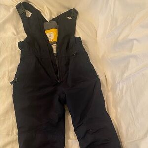 Kids lands end Blue Snow Bib Overalls